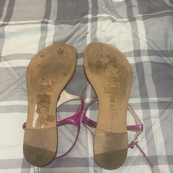 Michael Kors Fuchsia Sandals - Picture 3 of 3